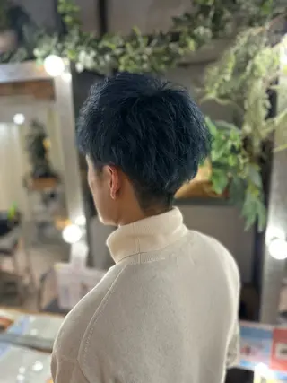 ショート 溜一太/似合わせ/ メンズカットのヘアスタイル