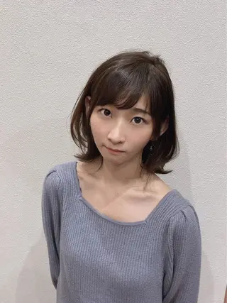 ミディアム カラー Lien's💜 SESHIRUのヘアスタイル