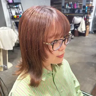 ミディアム レイヤー/ショート /服部ルミナ🦋のヘアスタイル