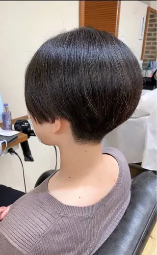 ショート 國分 伸也のヘアスタイル