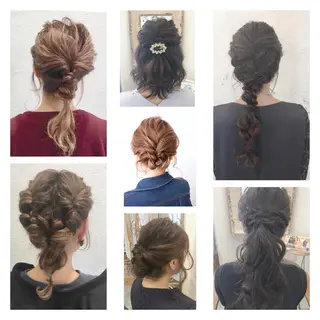 ヘアアレンジ fio マナミのヘアスタイル