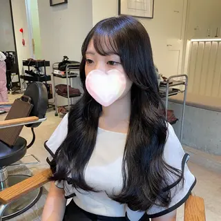 ロング カラー 💘韓国レイヤー上 品カラーruru💘のヘアスタイル