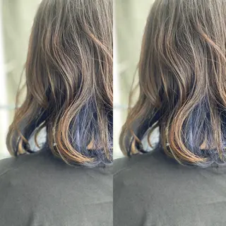 ミディアム カラー Snaly カラー特化ページのヘアスタイル