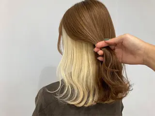 ミディアム カラー 💫お呼ばれヘア💫 men's✨ともえ✨のヘアスタイル