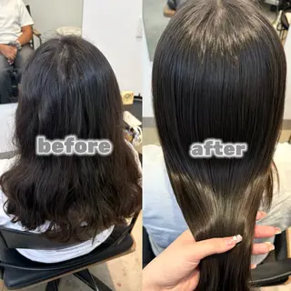 ロング パーマ 久保 日菜奏のヘアスタイル