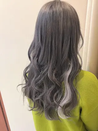 ロング カラー ヘアアレンジ シールエクステ専門店 Spira藤崎宮のヘアスタイル