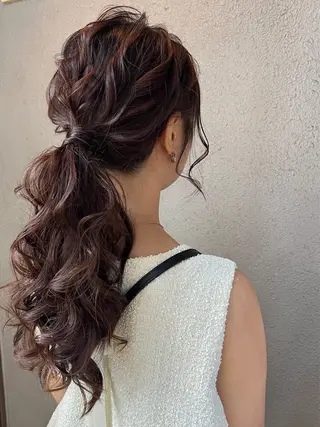 ロング ヘアアレンジ 山室 敬義のヘアスタイル