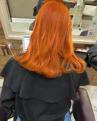 ミディアム カラー riho/ブリーチ/ デザインカラー/辻堂のヘアスタイル