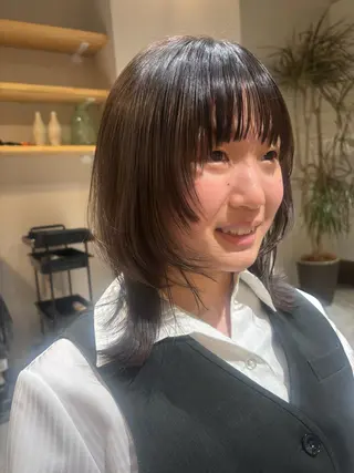 ミディアム 鳥栖美容室/nir. 美優/ミユのヘアスタイル