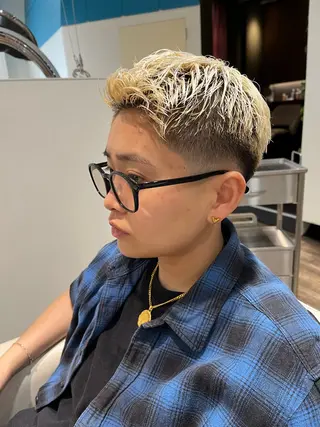 メンズ こやま りほのヘアスタイル