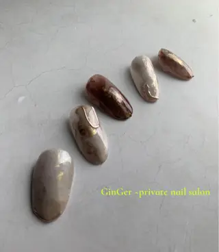 ネイル ginger nail&spaのネイルデザイン