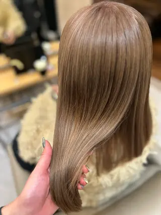 ミディアム 🫧浅尾優佳 /髪質改善/新宿🫧のヘアスタイル