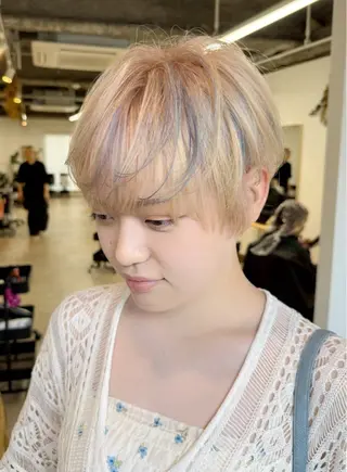 ショート 当日予約🆗ショート /ハイライト/松本のヘアスタイル