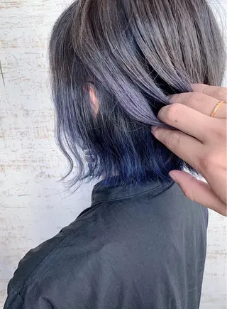 ショート カラー ケアブリーチ /髪質 改善/古橋圭史郎のヘアスタイル