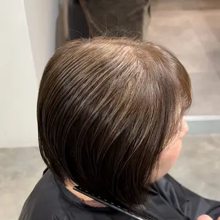ミディアム カラー 心斎橋韓国ボブ 好原良真のヘアスタイル