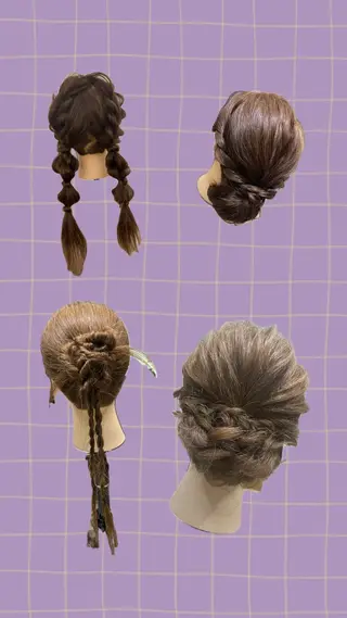 セミロング 藤本 稀光のヘアスタイル