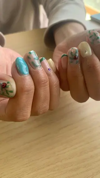 ネイル unfi ocean 川上のネイルデザイン