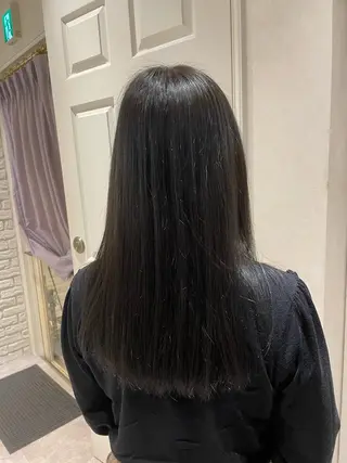 ロング カラー ヘアアレンジ 柳井 準平のヘアスタイル