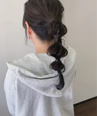 ロング 丹羽大喜 縮毛矯正/美髪矯正のヘアスタイル