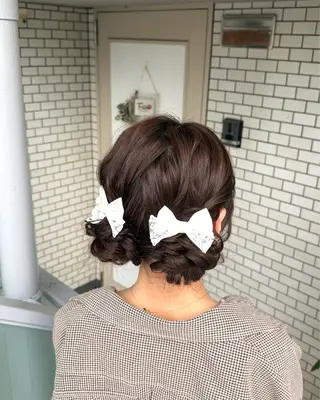 ロング ヘアアレンジ 褒められヘアメイク /‎ボブ女子🐶みおのその他イメージ