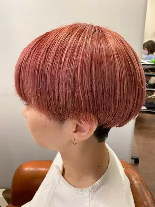 ショート カラー liL  hair サトウリョウタのヘアスタイル