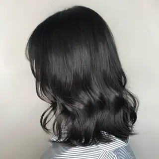 ミディアム カラー 烏丸韓国ヘア🇰🇷 ayaka🎀のヘアスタイル