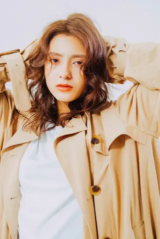 ミディアム カラー パーマ ヘアアレンジ メンズ キッズ ネイル マツエク・マツパ 藤井 仁紀のヘアスタイル