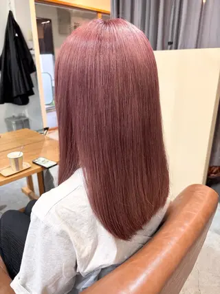 ミディアム 海外風ヘア 野田光也のヘアスタイル