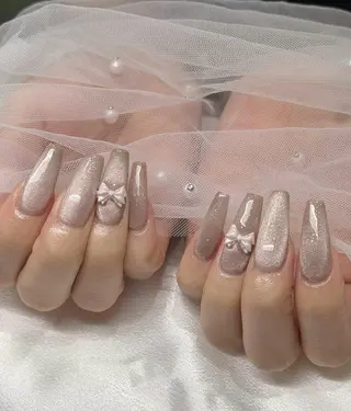 ネイル チップ長さ出し 専門店のネイルデザイン