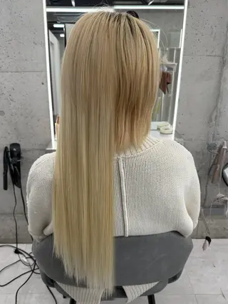 ロング エクステ×レイヤー 黎也のヘアスタイル