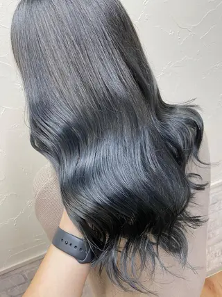 セミロング カラー 髪質改善/レイヤー ストウシンゴのヘアスタイル