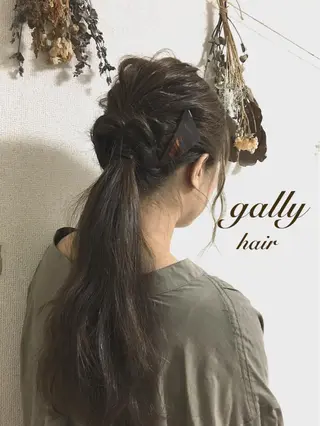 カラー ヘアアレンジ 🌷nanase🌷 gally hairのヘアスタイル