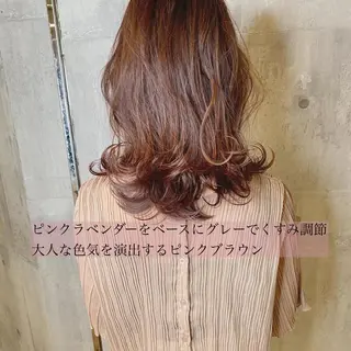 ミディアム カラー 田室 和幸のヘアスタイル