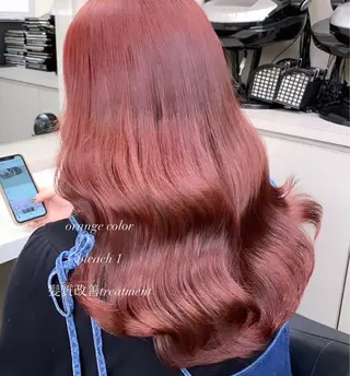 ロング カラー パーマ ヘアアレンジ メンズ キッズ ネイル マツエク・マツパ アイブロウ ♥️韓国ヘア レイヤー♥️ゆりのヘアスタイル