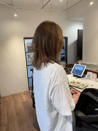 ミディアム カラー 高橋 愛美のヘアスタイル