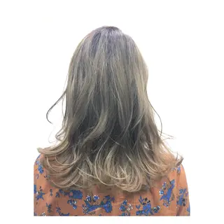 セミロング カラー デジタルパーマ💫/ 似合わせカット✂️のヘアスタイル