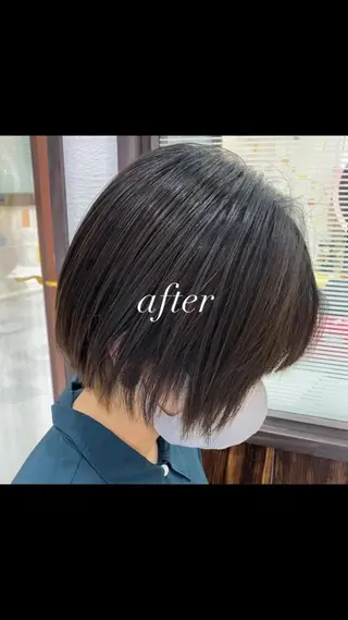 ショート パーマ 山崎 航のヘアスタイル
