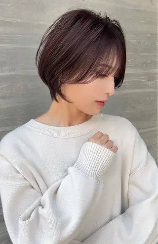 ショート 【レイヤー/ブリーチ なしW】nonokaのヘアスタイル