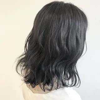 ミディアム カラー ヘアアレンジ トップスタイリスト 🧸中島梨穂🧸のヘアスタイル
