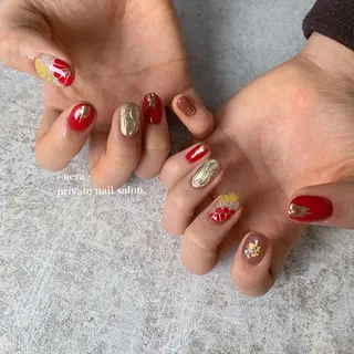 ネイル AERA nail shino🐱⸝꙳のネイルデザイン