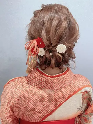 ミディアム ヘアアレンジ 大阪/ヘアアレンジ /似合わせset💐のヘアスタイル