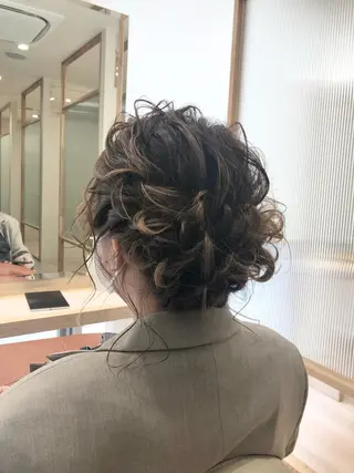 ミディアム ヘアアレンジ ✨🌿大人可愛い愛さ れhair🌿✨松本のヘアスタイル