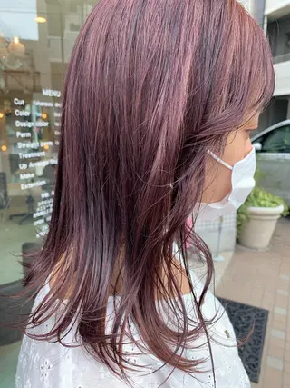 セミロング カラー 🌸スタイリスト 山浦美恵のヘアスタイル