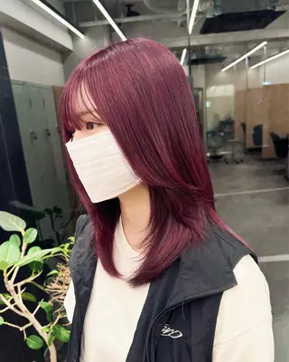 ミディアム カラー カラー系/カット特化 🟠オオタキマサシのヘアスタイル