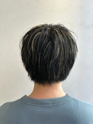 ショート カラー メンズ 🍀富久 永梨🧸のヘアスタイル