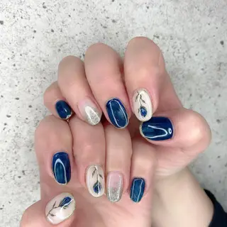 セミロング カラー パーマ ヘアアレンジ メンズ キッズ ネイル マツエク・マツパ Salon Ｋのネイルデザイン