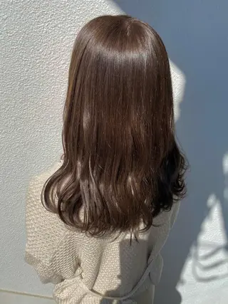 ロング カラー 髪質改善/艶カラー 🎀レイヤーカットのヘアスタイル