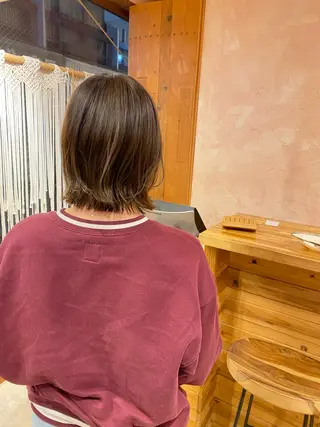 ミディアム カラー 髪質改善 🧶小林賢人のヘアスタイル