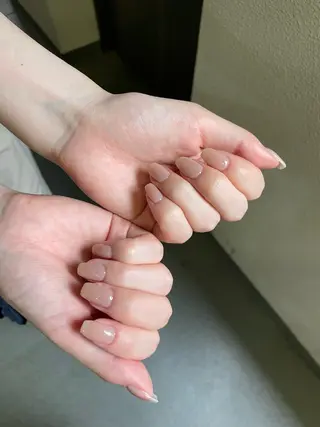 ネイル By moonネイル 🌷ワンホン/韓国風のネイルデザイン