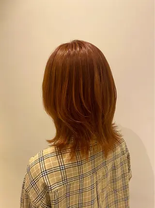 ミディアム カラー 🌹艶髪カラー🌹 津田晴加【西荻窪】のヘアスタイル